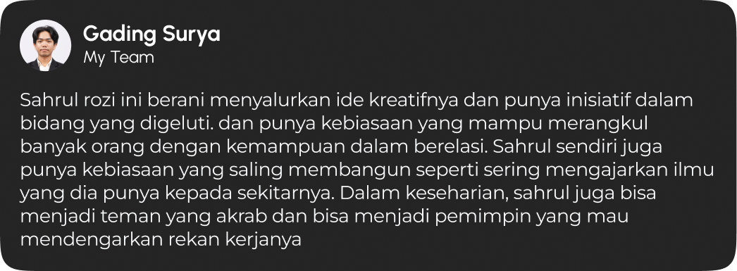 Surya Testimonial